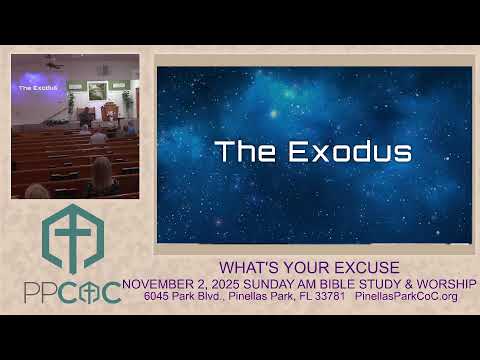 Featured image for “NOVEMBER 2, 2025 SUNDAY AM BIBLE STUDY & WORSHIP”
