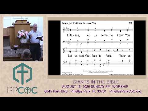 Featured image for “AUGUST 16, 2026 SUNDAY PM WORSHIP”